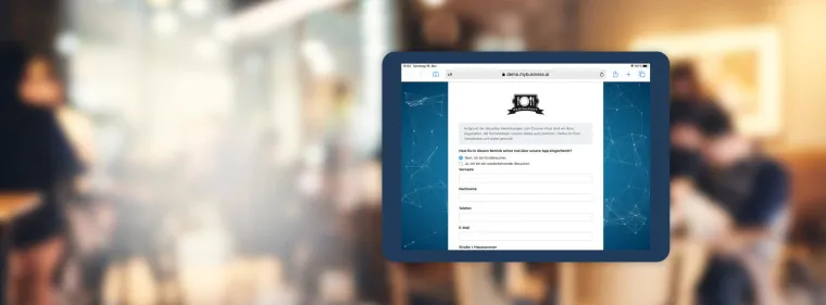 Bild: Gastdaten kundenfreundlich und DSGVO-konform erfassen