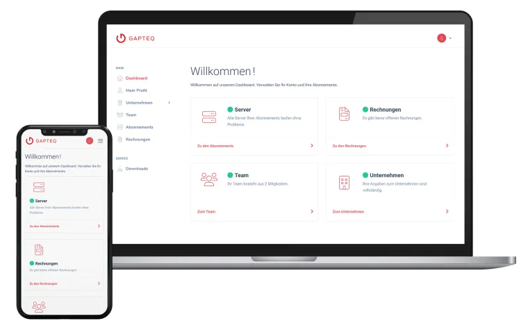Neuer Look für Portal von Low Code Plattform GAPTEQ Bild: Neuer Look für Portal von Low Code Plattform GAPTEQ