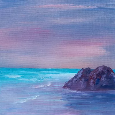 Bild: "Inspirierende Ölmalerei - Einladung zur Kunstausstellung 'Ein Moment von Unendlichkeit' bei Lotus Optic"