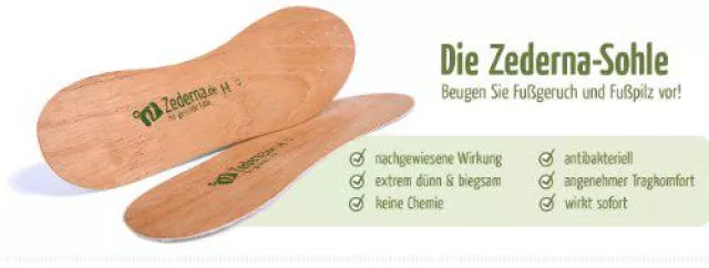 Bild: Die Zederna Sohle ist ARD Testsieger