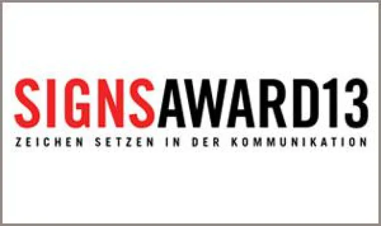 SignsAward13 – Die Zeichensetzer 2013 Bild: SignsAward13 – Die Zeichensetzer 2013