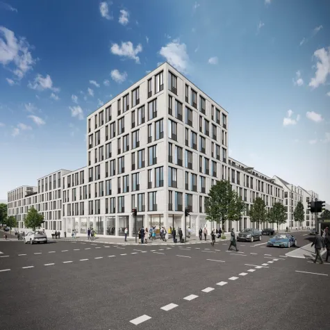 Bild: M-CONCEPT Real Estate verkauft und vermietet Büroneubau in Pasinger Quartier „Paseo Carré“