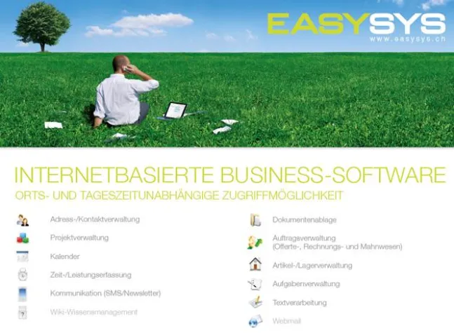 Bild: Schweizer Jungunternehmer mit grüner Software