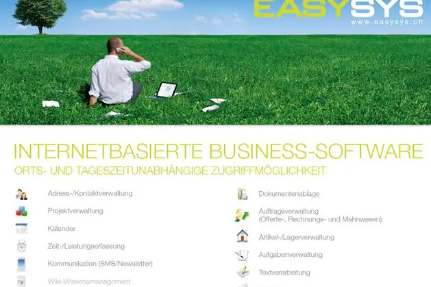 Bild: Schweizer Jungunternehmer mit grüner Software