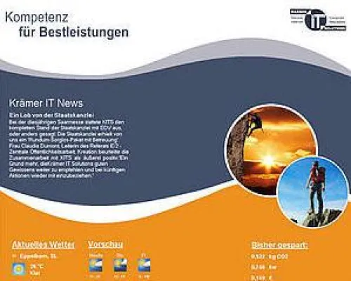 Klimaschutz dank Bildschirmschoner Bild: Klimaschutz dank Bildschirmschoner