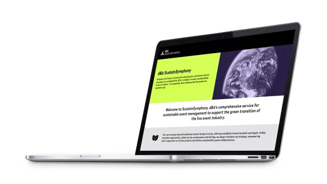 Bild: d&b group präsentiert SustainSymphony, eine Cloud-basierte Software für das Nachhaltigkeitsmanagement.