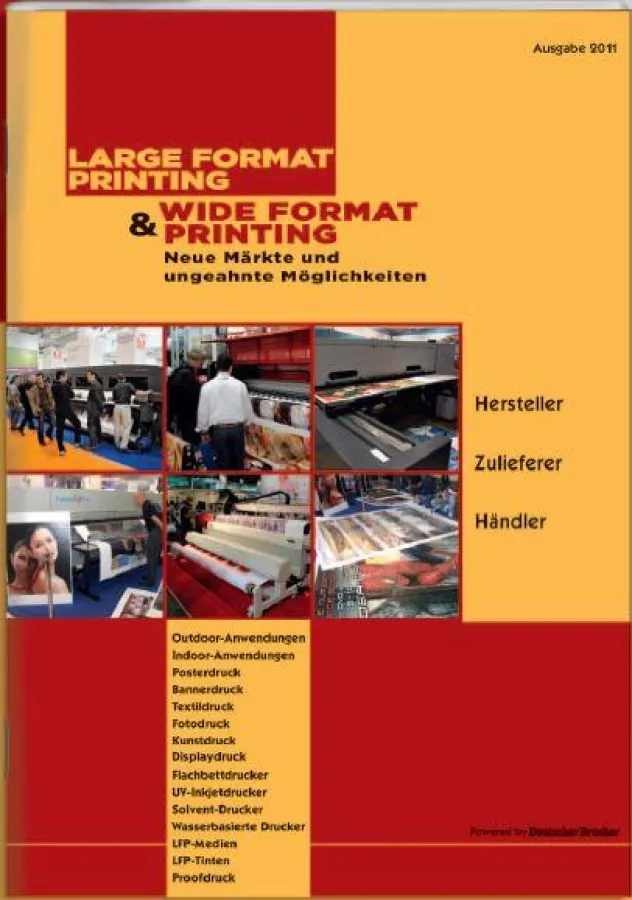 Sonderpublikation Large- und Wide Format Printing von Deutscher Drucker