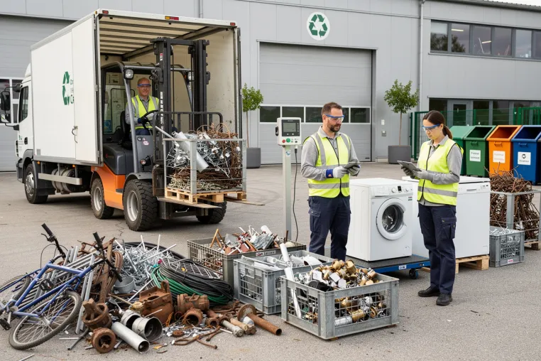 Bild: Schrotthunter führt das innovative  Turbo ein: Neue Maßstäbe in Sachen Schrottentsorgung und Recycling