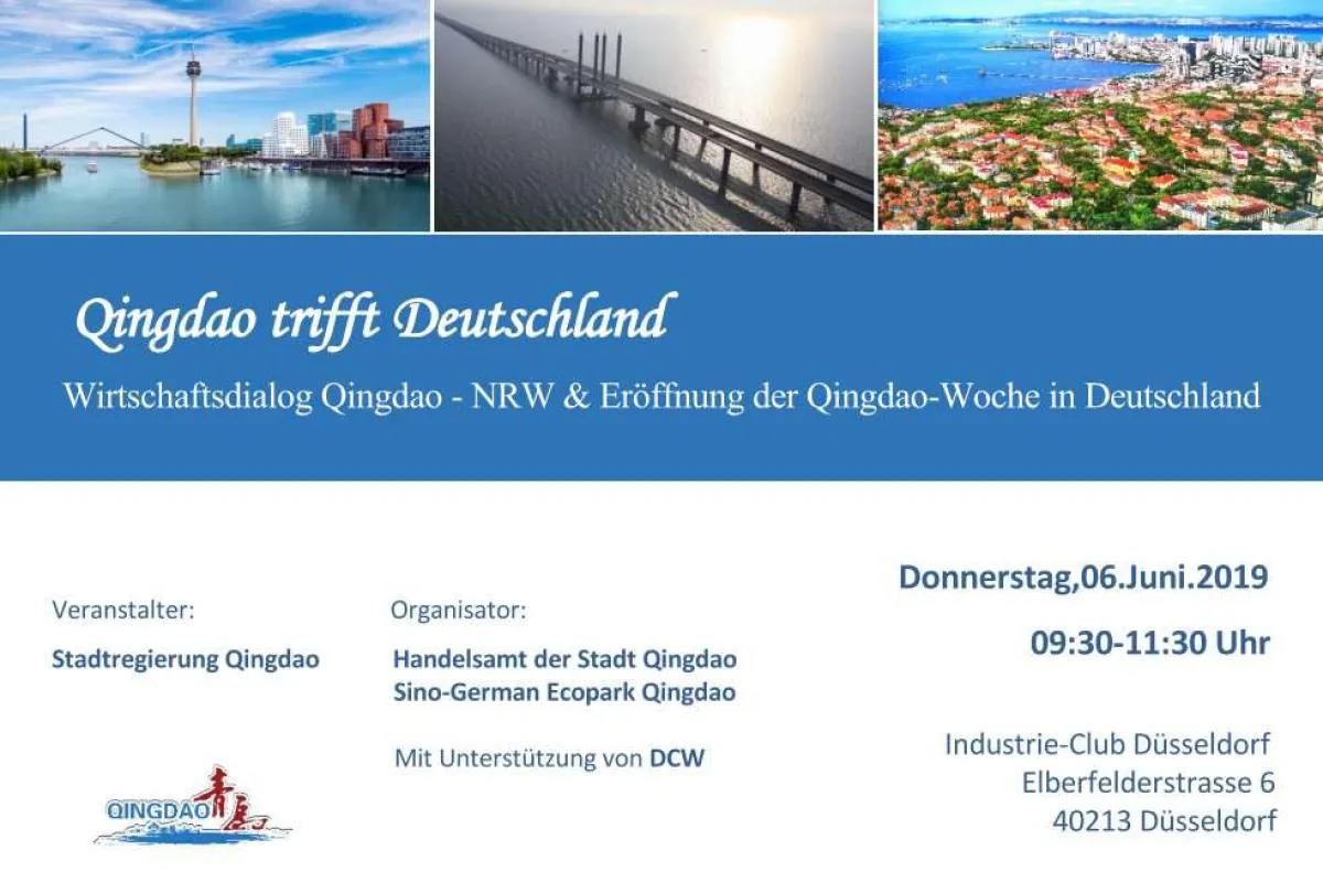Qingdao trifft Deutschland am 06.Juni 2019 in Düsseldorf