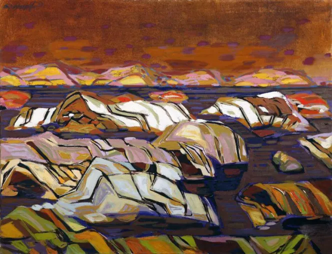 Bild: "Nordische Landschaft" - Bilder des Sezessionisten Eduard Hopf (1901-1973) in der galerie carstensen