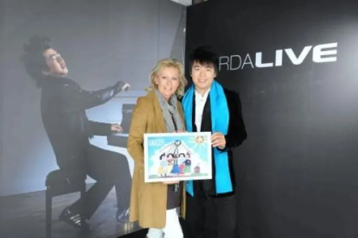 Bild: Lang Lang & Sabine Christiansen zu Gast bei BURDA LIVE in Offenburg