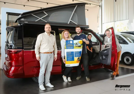 Bild: VW California Wohnmobilmesse im Autohaus Borgmann