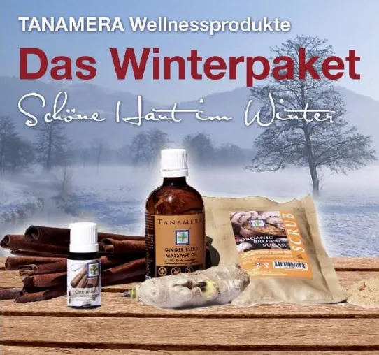 Winter-Wellness mit den exklusiven Produkten von TANAMERA Bild: Winter-Wellness mit den exklusiven Produkten von TANAMERA