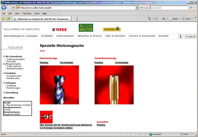 Neuer WALTER TOOLSHOP live auf der AMB Bild: Neuer WALTER TOOLSHOP live auf der AMB