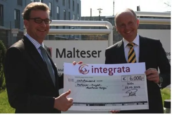 Integrata AG kooperiert mit Malteser Hilfsdienst e.V. Bild: Integrata AG kooperiert mit Malteser Hilfsdienst e.V.