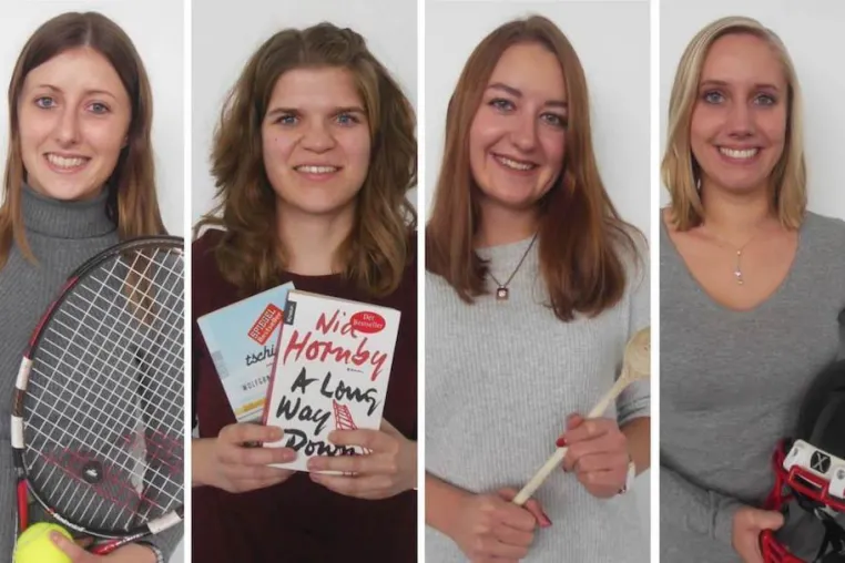 Bild: Studentinnen der htw saar berichten über besondere Freizeitaktivitäten im Saarland