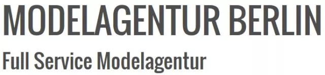 Bild: Modelagentur Berlin - Jung, professionell und mit Esprit