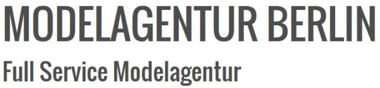 Bild: Modelagentur Berlin - Jung, professionell und mit Esprit
