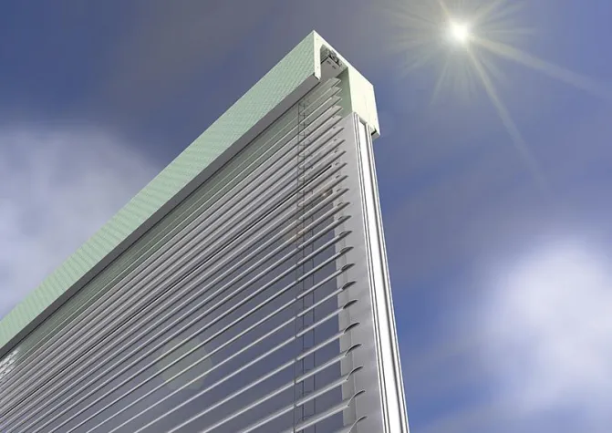 Bild: Raffstorekasten für mehr Beschattungshöhe