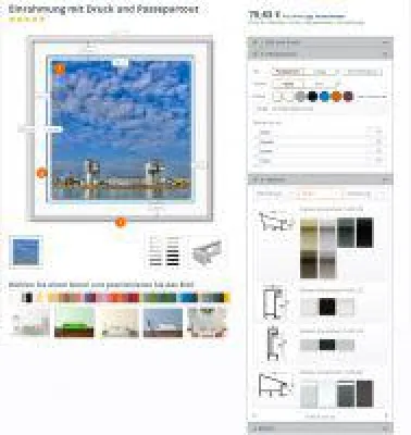 Bilderrahmenwerk.de präsentiert ONLINE FRAMER - Bildeinrahmungen online konfigurieren + visualisieren Bild: Bilderrahmenwerk.de präsentiert ONLINE FRAMER - Bildeinrahmungen online konfigurieren + visualisieren
