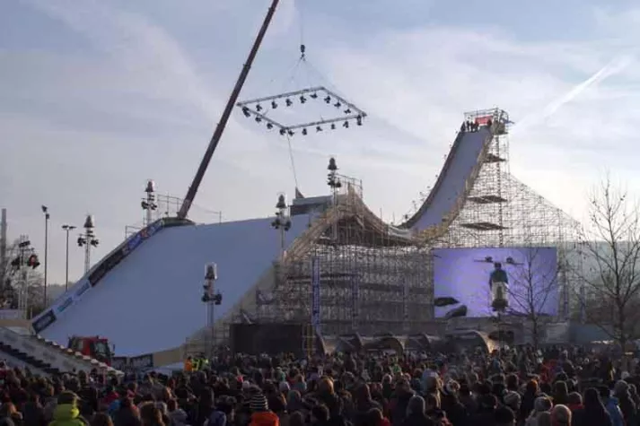 Bild: GEMCO bei Stuttgarter Snowboard-Event im Einsatz