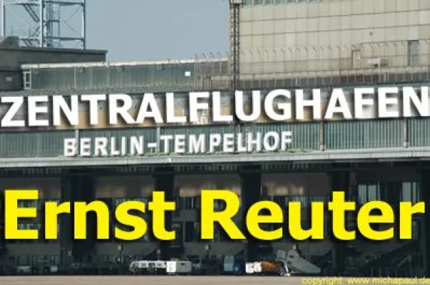 Bild: Der Flughafen Tempelhof heißt jetzt "Flughafen Berlin-Tempelhof - Ernst Reuter"