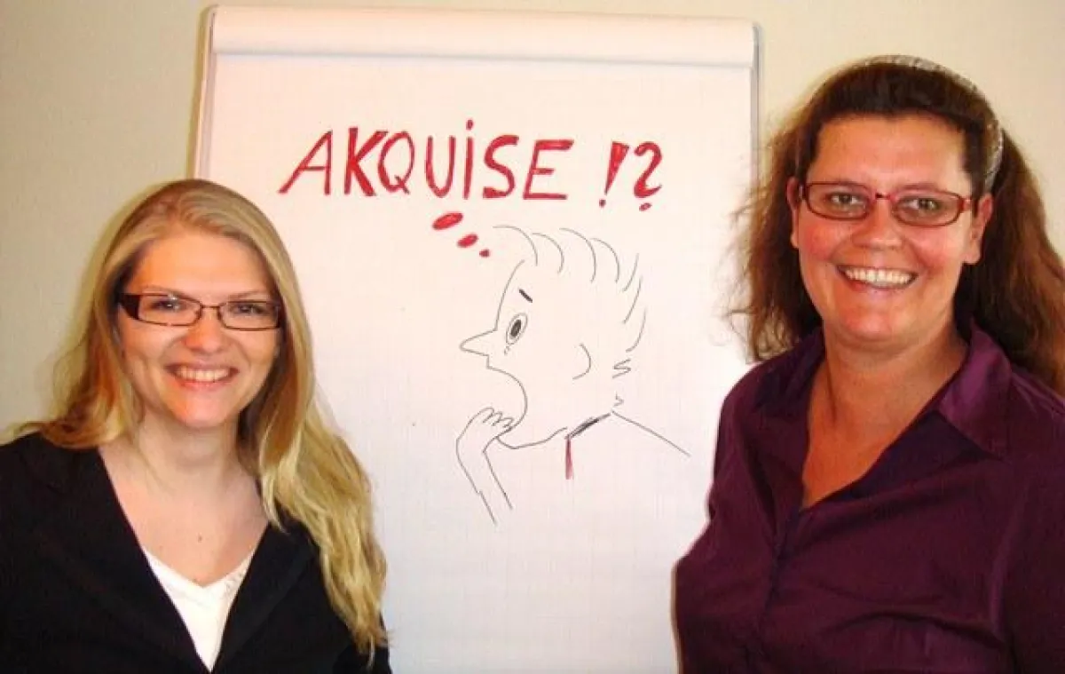 Eugenia Allerdings (links) und Iris Beckmann (rechts)