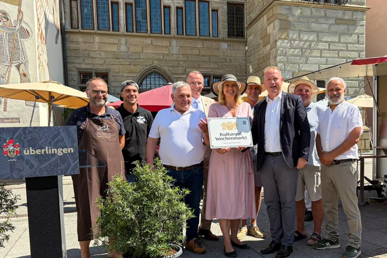 Bild: Erster Wochenmarkt als Kulturgut ausgezeichnet