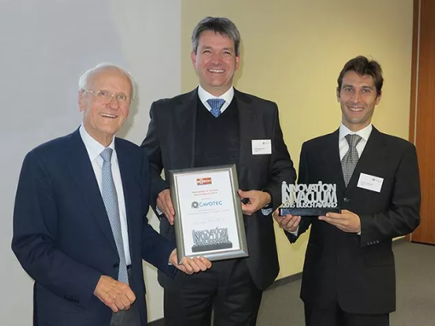 Bild: Cavotec mit 'Innovation in Vacuum Busch Award 2015' ausgezeichnet
