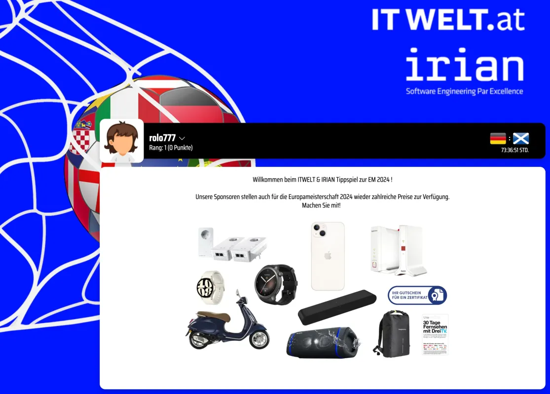 Das Tippspiel der ITWELT begeistert die IT Branche (© ITWELT)
