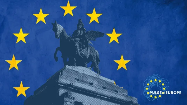 Bild: 9. Mai: 70. Europatag! Vereinigte Staaten von Europa Wagen!