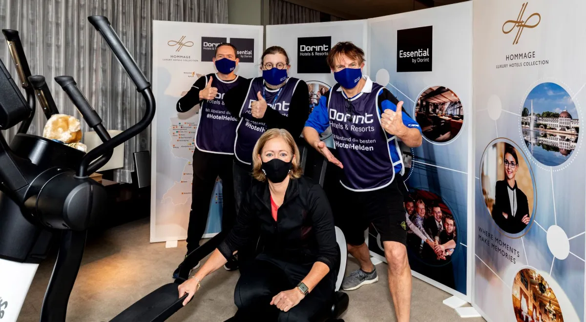 v.l.n.r. Karl-Heinz Pawlizki, Dirk Iserlohe, Ingolf Lück und Renate Lingor 