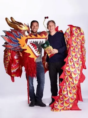 Bild: Lukas Podolski und Bastian Schweinsteiger sind das neue funny-frisch Erfolgs-Team 2017