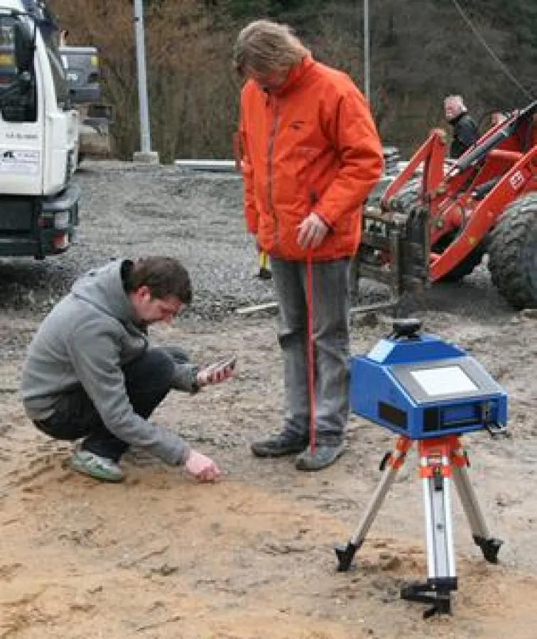 Proliner® bei dem Aussetzen von der Baustelle