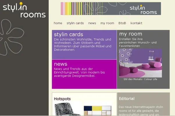 Bild: Start des neuen Wohnmagazins stylin rooms - modernes Wohnen mit Stil