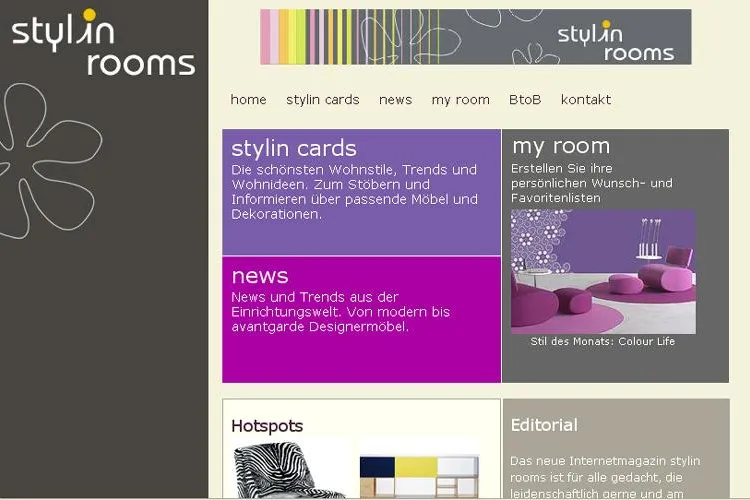 Bild: Start des neuen Wohnmagazins stylin rooms - modernes Wohnen mit Stil