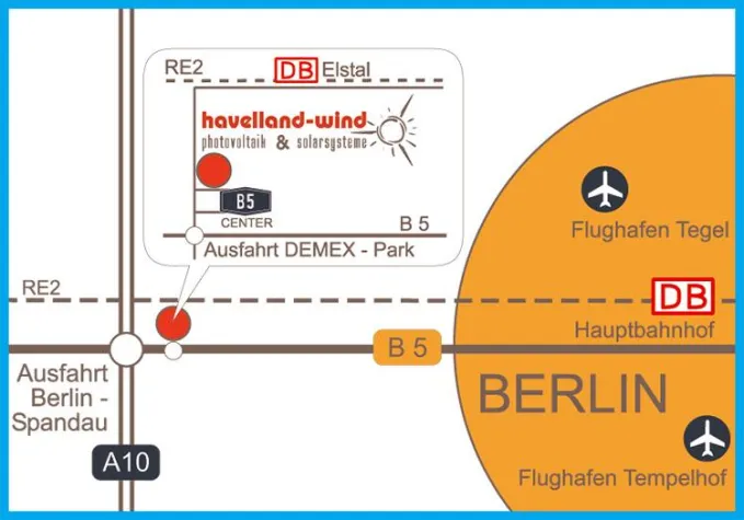 Bild: Der brandenburgische Solargroß- und Fachhändler Havelland-Wind GmbH verlässt Wachow und geht nach Wustermark