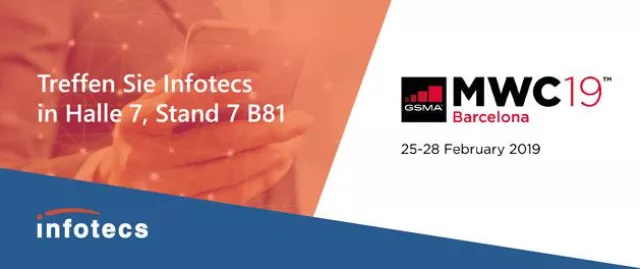 Bild: Sicherer Datenaustausch über das Mobilfunknetz – Infotecs zeigt Intelligent Connectivity Lösungen beim MWC19