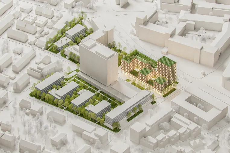 Ausstellung präsentiert Ergebnisse des Architektenwettbewerbs für das ehemalige Siemensgelände in Erlangen Bild: Ausstellung präsentiert Ergebnisse des Architektenwettbewerbs für das ehemalige Siemensgelände in Erlangen