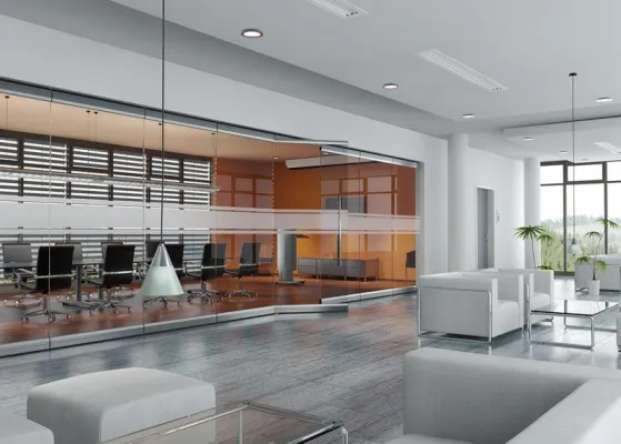 Räume trennen und verbinden mit Glas: Das optimierte Manuelle Schiebewandsystem von GEZE Bild: Räume trennen und verbinden mit Glas: Das optimierte Manuelle Schiebewandsystem von GEZE