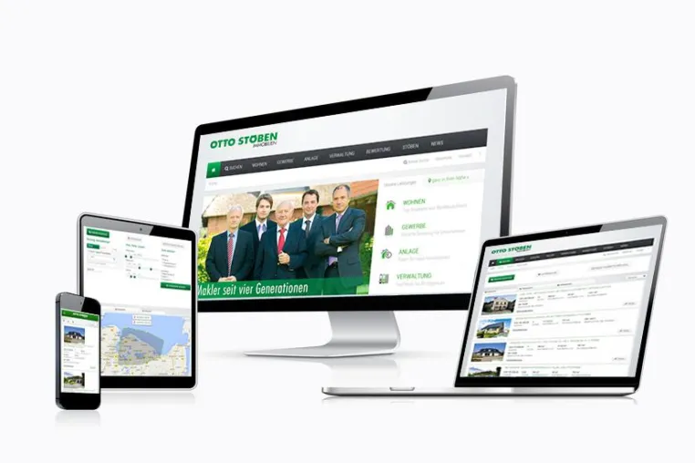 Bild: Neuer Internetauftritt von OTTO STÖBEN IMMOBILIEN
