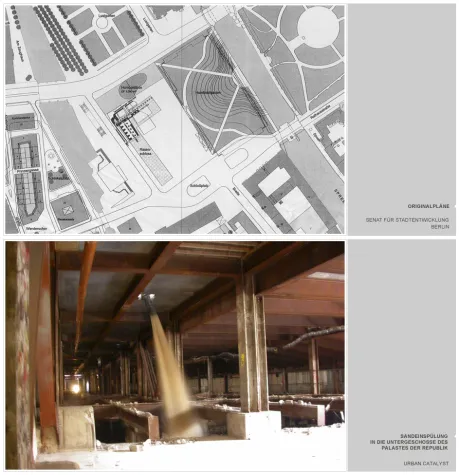 Bild: IN DEN SAND GESETZT - VERFÜLLUNG DER PALASTWANNE WIRD MILLIONENGRAB