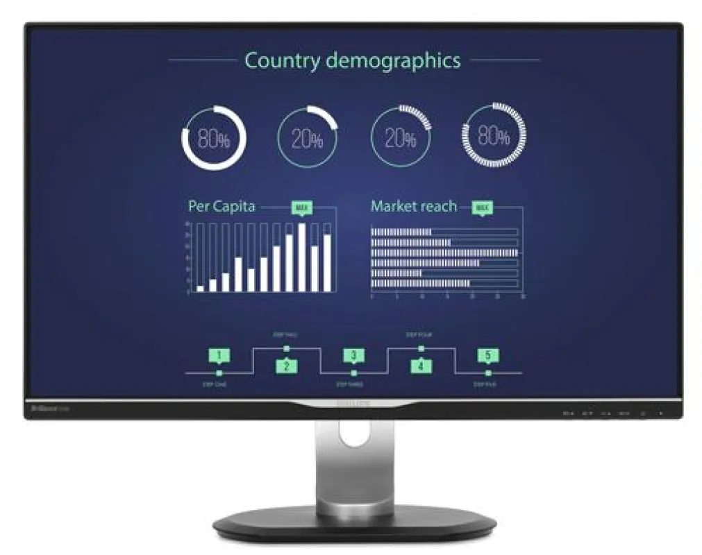 Monitor mit integrierter USB-C-Dockingstation: der Philips 258B6QUEB