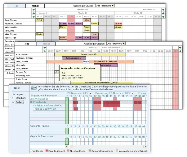 Bild: Maximale Produktivität dank GEDYS IntraWare Schedule: Lotus Notes Gruppenterminkalender spart Zeit und Kosten