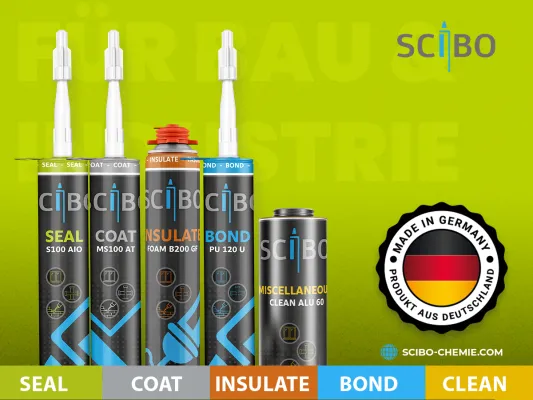 Bild: Innovative Dicht- und Klebstofflösungen für den professionellen Bereich: Scibo BV setzt neue Maßstäbe