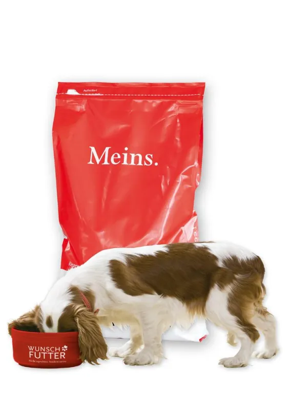 Individuell zusammengestelltes Hundefutter