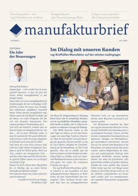 Bild: rugi manufakturbrief 03/09 – ­ von edlen Papierobjekten und Schaufenstern