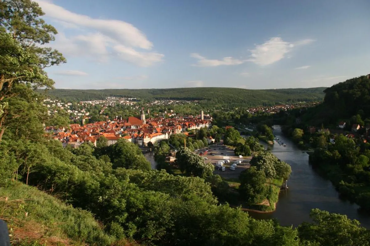 Altstadt und Zusammenfluss der Weser (c) Burkhardt-Touristik Naturpark Münden e. V.jpg