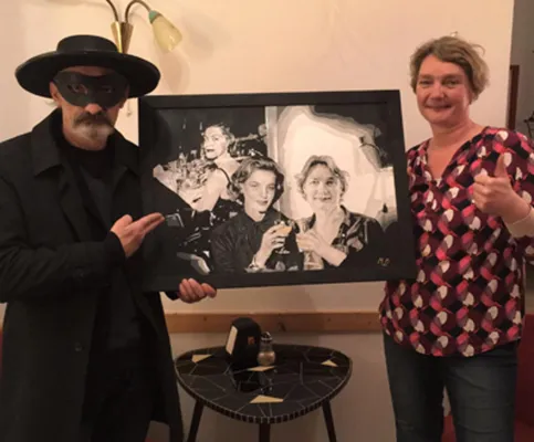 Bild: Ein Hauch von Hollywood: „Ehrengast“ Lauren Bacall im Barmbeker ElbBarista