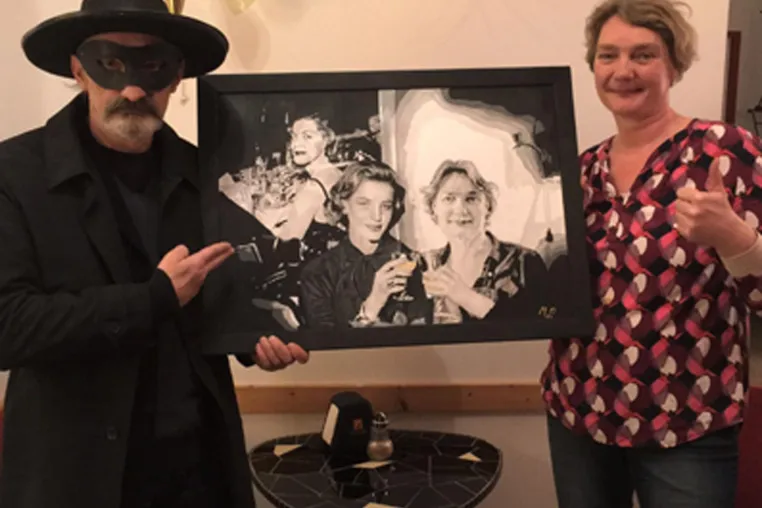Bild: Ein Hauch von Hollywood: „Ehrengast“ Lauren Bacall im Barmbeker ElbBarista